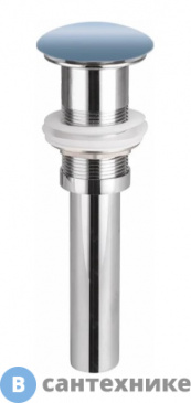 картинка Донный клапан Ceramica Nova CN2000ML с керамической накладкой; голубой матовый