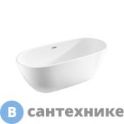 Ванна акриловая Vincea VBT-408-1600 1600*815*580, слив-перелив в комплекте, хром