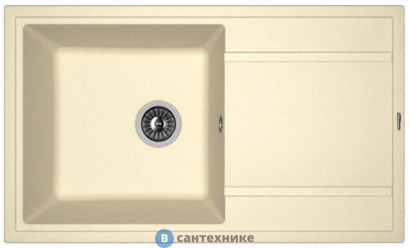 Кухонная мойка FLORENTINA Липси 860, шампань FS (20.130.D0860.202)