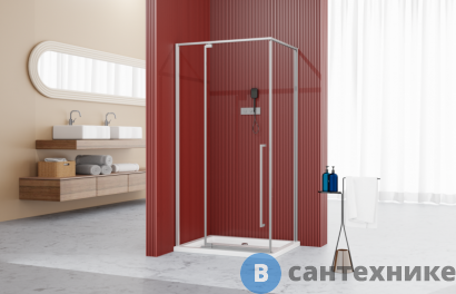 картинка Душевое ограждение ESBANO ESA-108PS-C хром