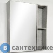 Зеркало-шкаф Comforty Осло-60 бетон светлый