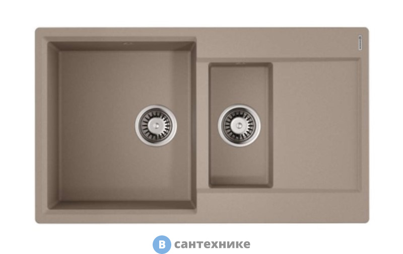 Кухонная мойка OMOIKIRI Daisen-86-2-SA бежевый (4993478)