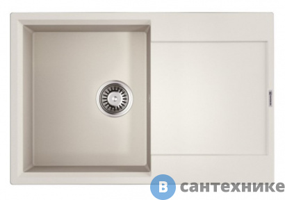 картинка Кухонная мойка OMOIKIRI Daisen 78T-WH белый (4993522)
