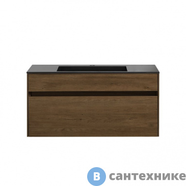 картинка Тумба под раковину Vincea Chiara 1000 подвесная, 1 выкатной ящик soft-close, T.Oak (VMC-2C100TO)