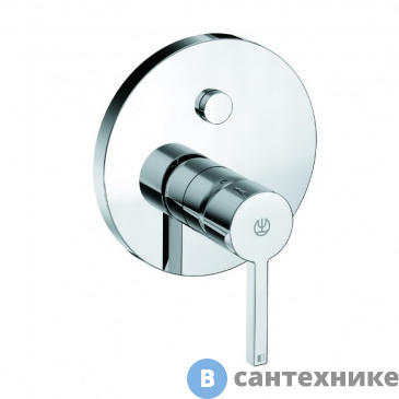 картинка Смеситель Kludi 206590515 NOVA FONTE Puristic встраиваемый, для ванны и душа, без внутренней части