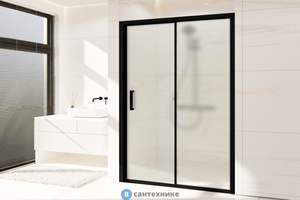 Душевая дверь Royal Bath ACCORD RB HS-C-BL 150x200 (матовое) (RB150HS-C-BL)