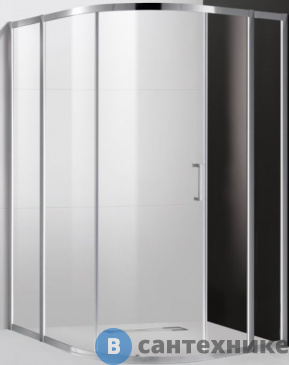 картинка Душевой уголок Cezares MOLVENO-R-11-90+30-C-Cr-IV без поддона