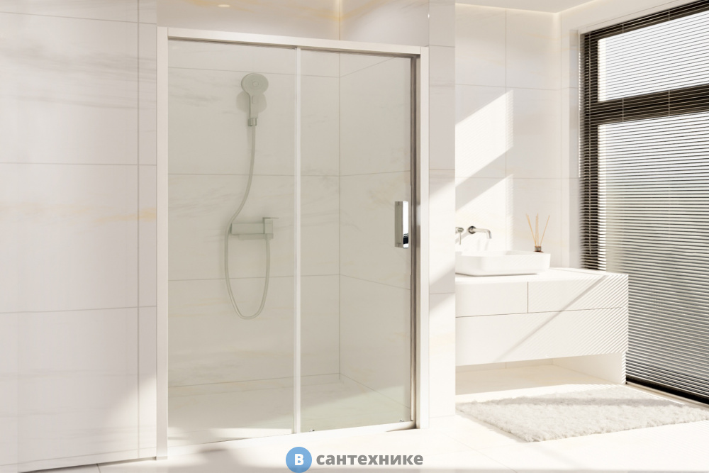 Душевая дверь Royal Bath ACCORD RB HS-T-ST 155x200 (прозрачное) (RB155HS-T-ST)