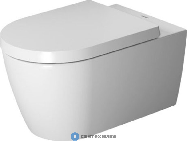 Унитаз подвесной Duravit Me by Starck Rimless с сиденьем с мягким закрыванием (45290900A1 (252909+002009))