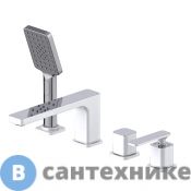 Смеситель Timo Torne 4330/00-16Y на борт ванны, белый
