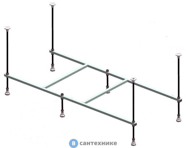 Рама Loranto LIKE 170.070.02/100 к ванне Novaro La (CS00078469)