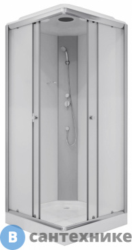 картинка Душевая кабина Niagara NG-1101 (900х900х2150) стекло матовое