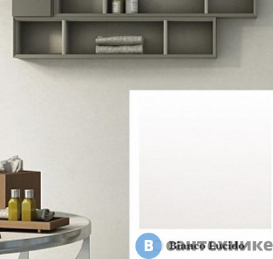 картинка Шкафчик Cezares 53143 подвесной с открытыми полками Bianco Lucido (20x12x100)