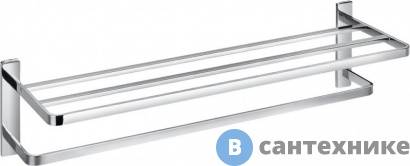 картинка Полка Cezares CZR-F-8910 для полотенец 90х208х156, хром