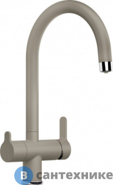 картинка Смеситель Blanco 526270 TRIMA серый беж