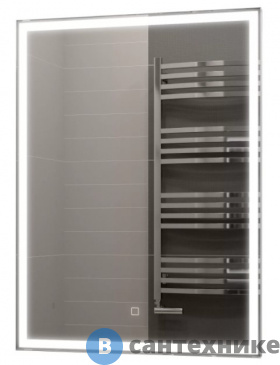 картинка Зеркало-шкаф Континент Allure LED 600х800 левый с розеткой (МВК004)