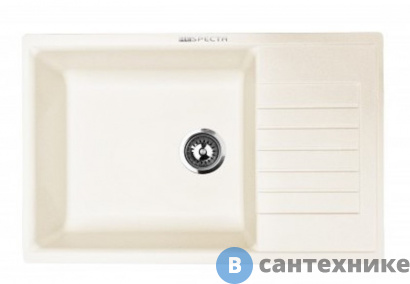 картинка Кухонная мойка RESPECTA Tira RT-78 слоновая кость (RT78.109)