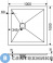 картинка Душевой поддон RGW ST-0100W 100*100*3 белый/квадрат (16152010-01), без сифона