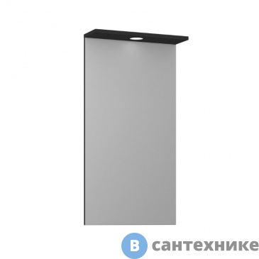 картинка Зеркало ORKA Knidos 55 с подсветкой, черный