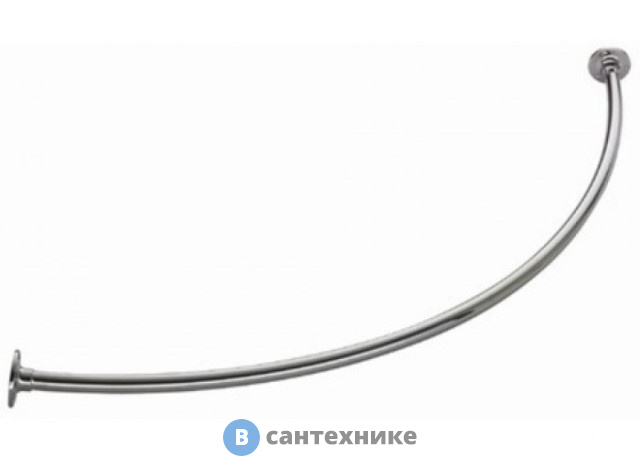 Карниз д/поддона полукруг дуга нерж.ст. Aquanet (900*900) (184441)