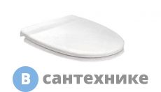 Сиденье Santek 1.WH30.2.199 для унитаза ЛИГА полипропилен, пластиковые петли (белый)