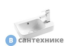 Раковина WELTWASSER WW AISBACH 5117 R подвесная 450х260х155