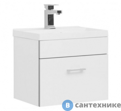 картинка Тумба под раковину Aquanet Верона 50 белый (207765)