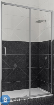 картинка Душевая дверь RGW CL-14 100*185 хром/прозрачное/5 мм (32091410-11)