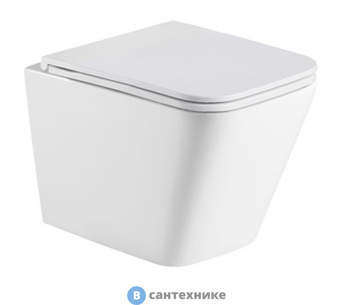 Унитаз с инсталляцией WELTWASSER и кнопкой смыва (MARBERG 410 + GELBACH 043 MT-WT + MAR 410 SE CR)