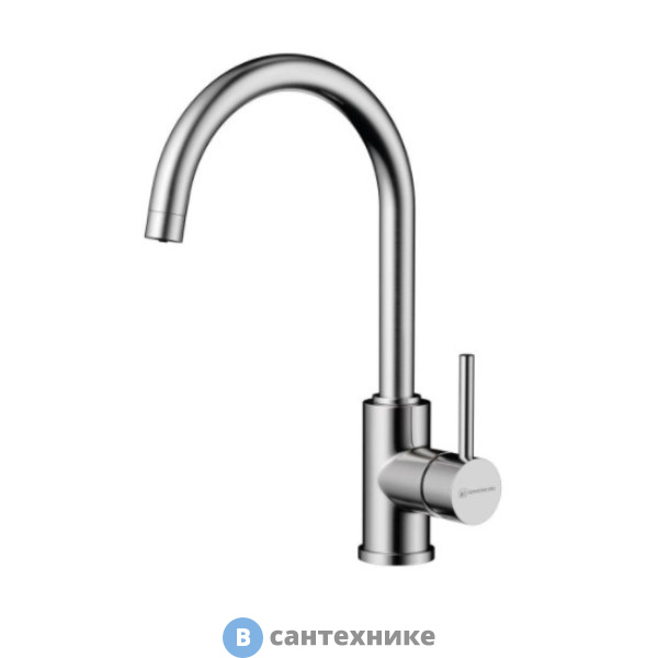 Смеситель OMOIKIRI Shinagawa 2 Plus-BN нержавеющая сталь (4994339)