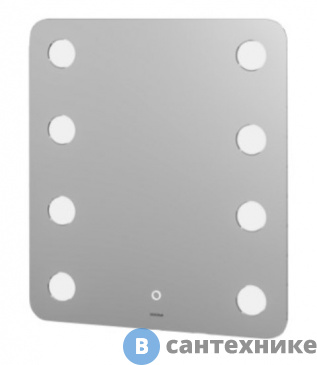 картинка Зеркало Grossman NEON (700*800*45) LED с сенсорным выключателем и гравировкой