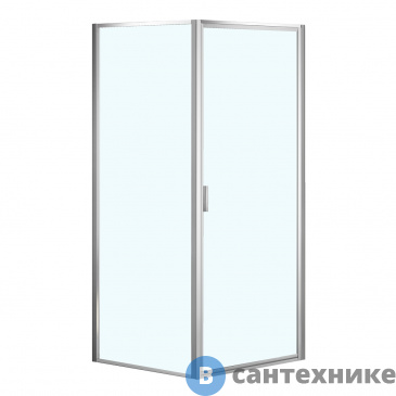 картинка Душевое ограждение AZARIO RICHMOND 1000*1000*1950, стекло прозр. профиль хром(AZ-NAG1221 1000)