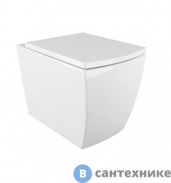 картинка Унитаз подвесной Arcus G-050 белый (без сиденья)