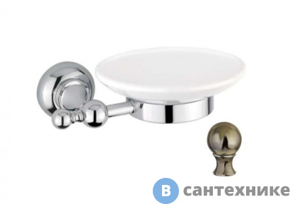 картинка Мыльница Cezares APHRODITE-SODS-02-M подвесная, бронза