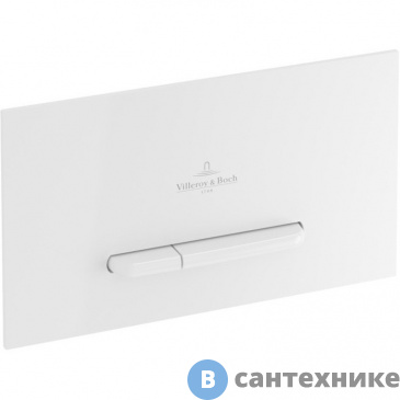 картинка Клавиша смыва Villeroy & Boch 92218068 ViConnect, белая клавиша