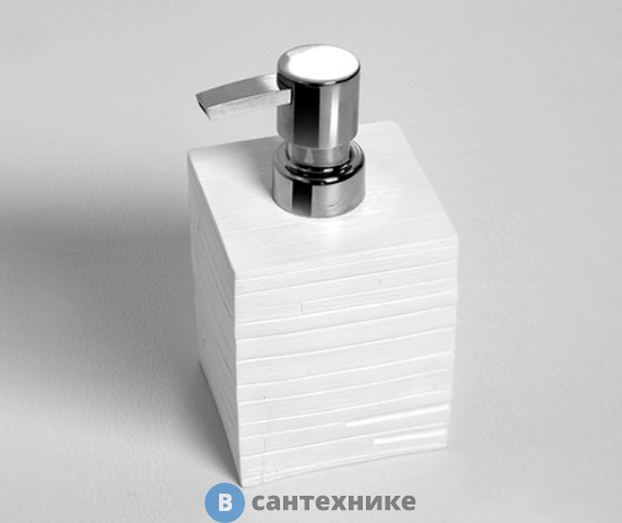 Дозатор для жидкого мыла WasserKRAFT Leine K-3899, 460 ml полирезин