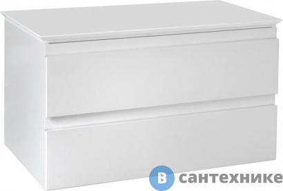 картинка Тумба под раковину Jacob Delafon EB2083-J5 со столешницей и с подсветкой, 80 см, блестящий белый