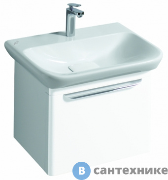 картинка Тумба под умывальник Geberit MYDAY Y824065000 /540х410х405/ (белый глянец)