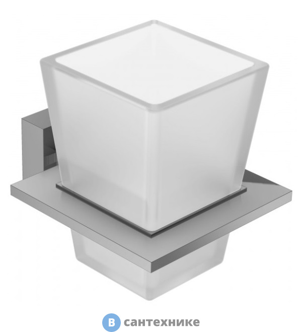 Стакан Jacob Delafon E77866-CP подвесной MECANIQUE стекло (хром)