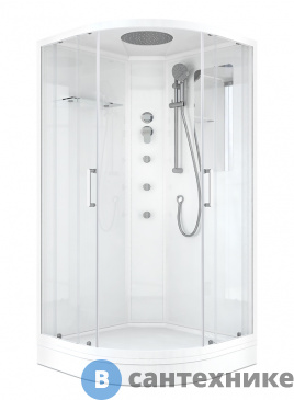 картинка Душевая кабина TEUER D90-01 без крыши (90х90х216)