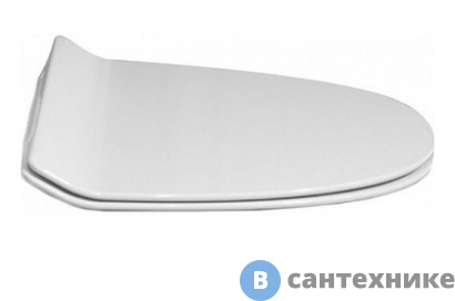 картинка Сиденье Sanitana TN80001962600000 тонкое быстросъемное для унитаза Pop Art-Kapa с микролифтом (KL6105W)