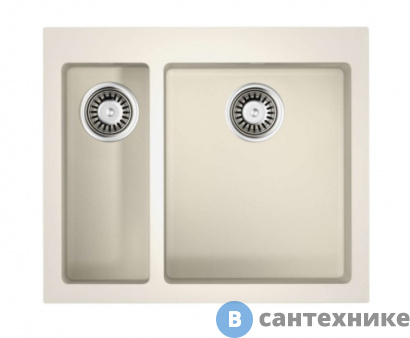 картинка Кухонная мойка OMOIKIRI Bosen 59-2-WH белый (4993152)