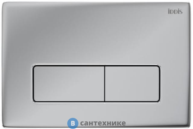 Клавиша смыва IDDIS Unifix UNI41CHi77, универсальная, хром