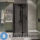 картинка Душевое ограждение Niagara NG-2831-34 BLACK (90*90*195) квадрат, распашная, черный матовый, стекло тонирован, без поддона