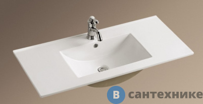 картинка Раковина WELTWASSER DEILBACH 7506-100 подвесная (1010х470х180)