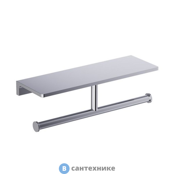 Бумагодержатель двойной с полкой Timo 10045/00