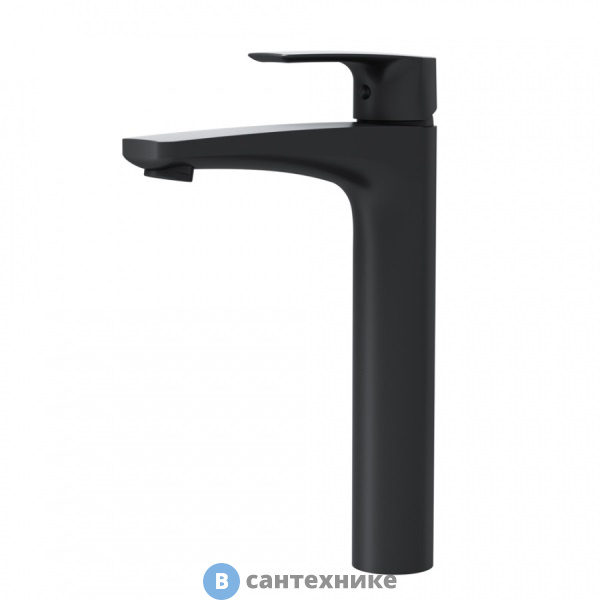 Смеситель AM.PM Gem F90A92022 для умывальника высокий, чёрный