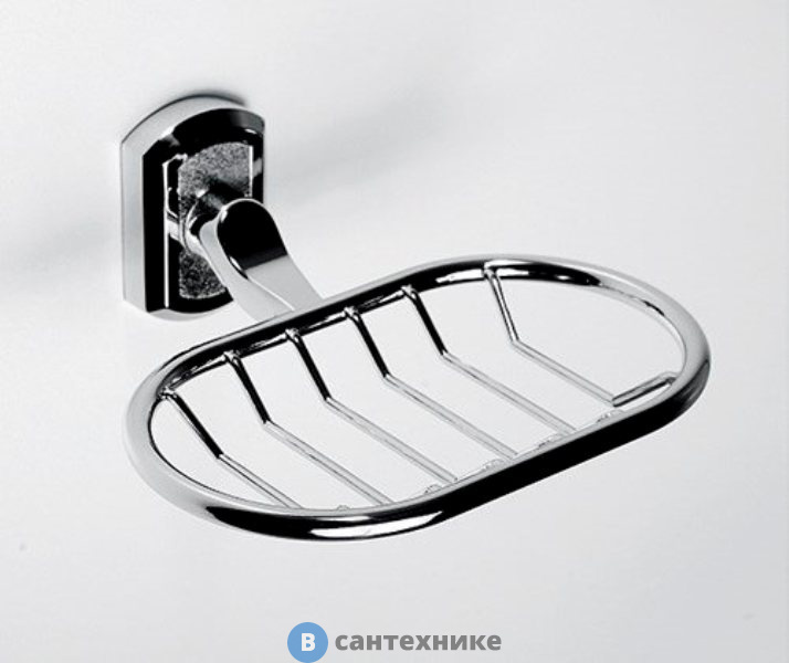 Мыльница WasserKRAFT Oder K-3069 решетка металл, хромоникелевое покрытие