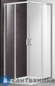 Душевой уголок Aquatek Ария AQNAA1142-90 900x900x2000 квадратный, двери раздвижные, профиль хром, стекло прозрачное, без поддона