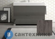 Тумба с раковиной Sturm Normal 100х45х81 см тёмное дерево (B7L2104 BA992 + SIP)